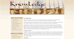 Desktop Screenshot of knowledgegames.net