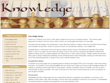 Tablet Screenshot of knowledgegames.net